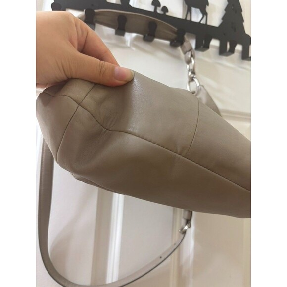 Y2K COACH 16808 KRISTIN Convertible Leather  Hobo Bag/purse Taupe/Gray - Picture 7 of 13